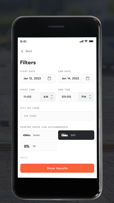 Screenshot di Pryme Parking: Rent Your Space