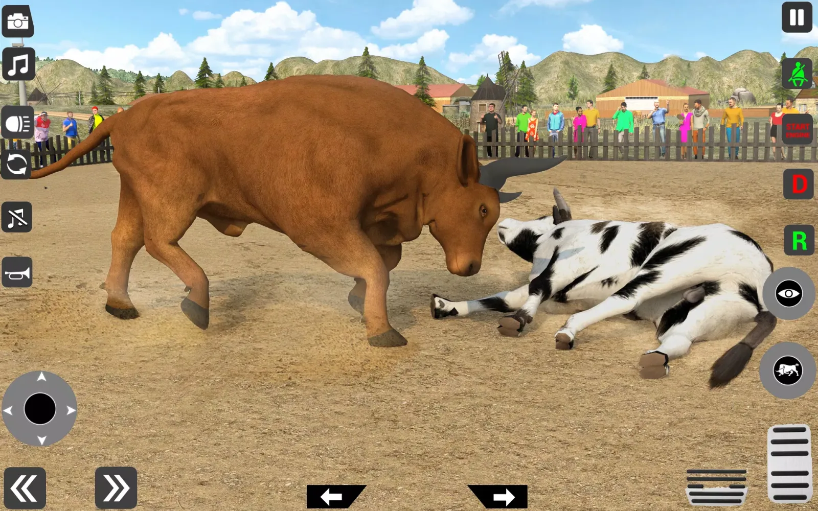 Captures d'écran de Angry Bull Animals Game 3D