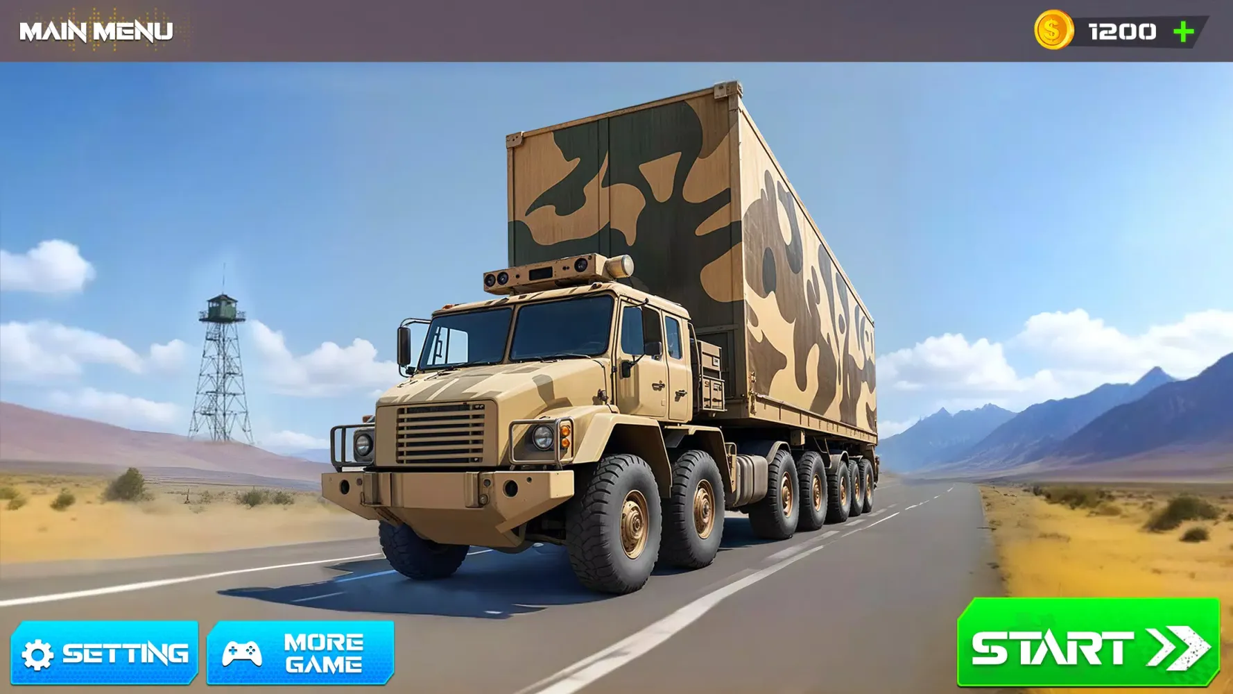 Screenshot di Army Cargo Truck Driving Games