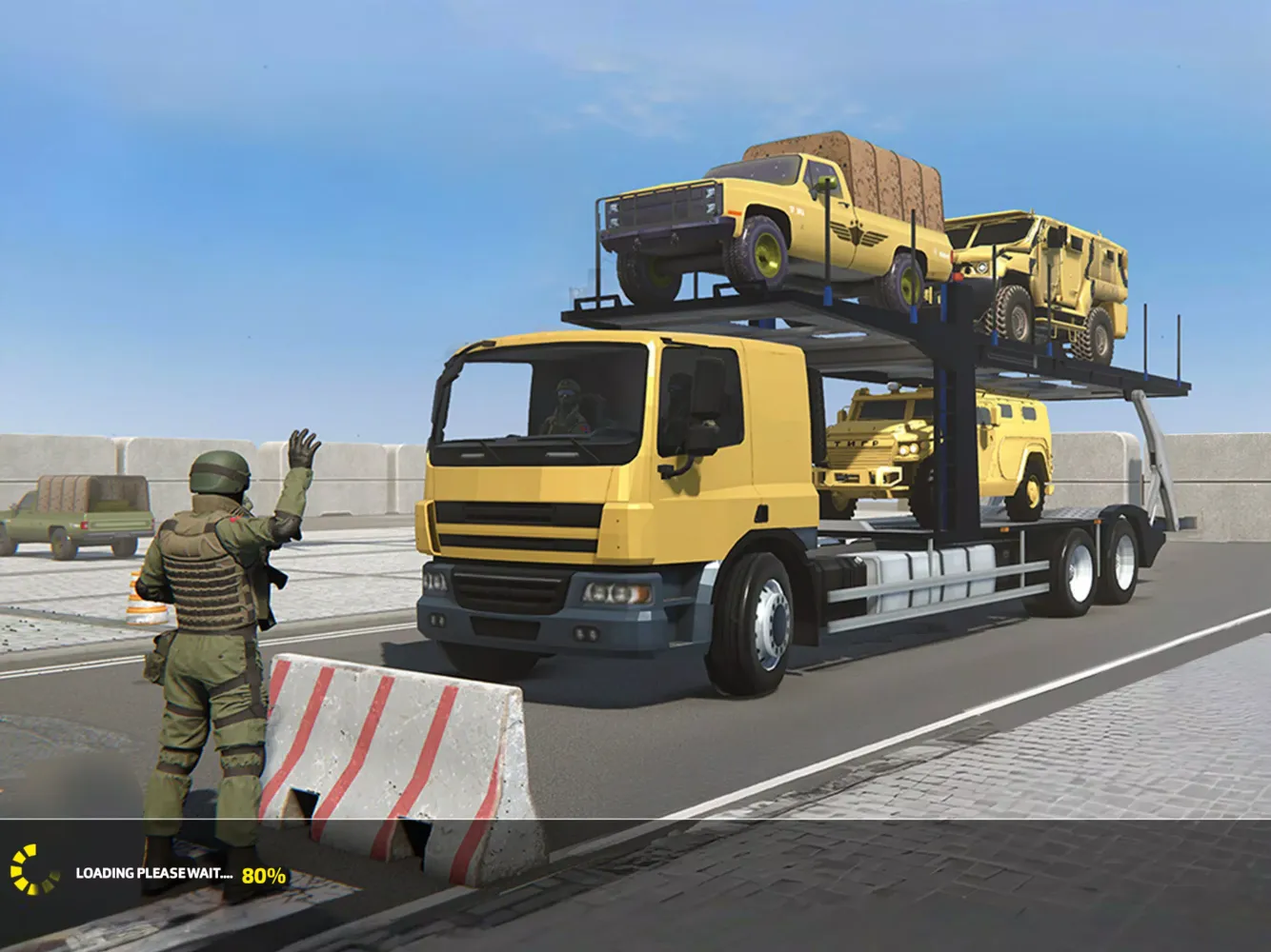 Screenshot di Army Cargo Truck Driving Games