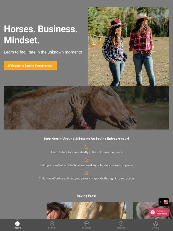 Capturas de pantalla de Equine Entrepreneur iPad 