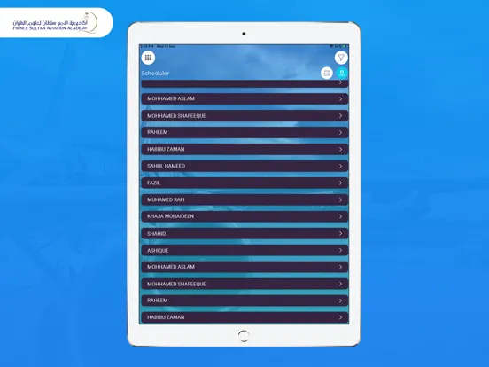 RMS PSAA iPad  سکرین شاٹس
