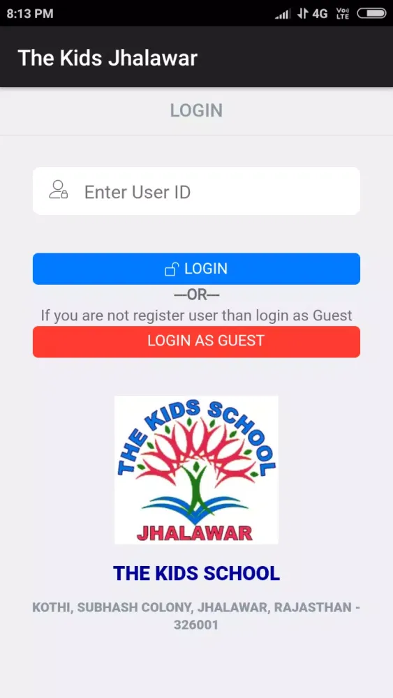 The Kids School Jhalawar Digital Diary Screenshots