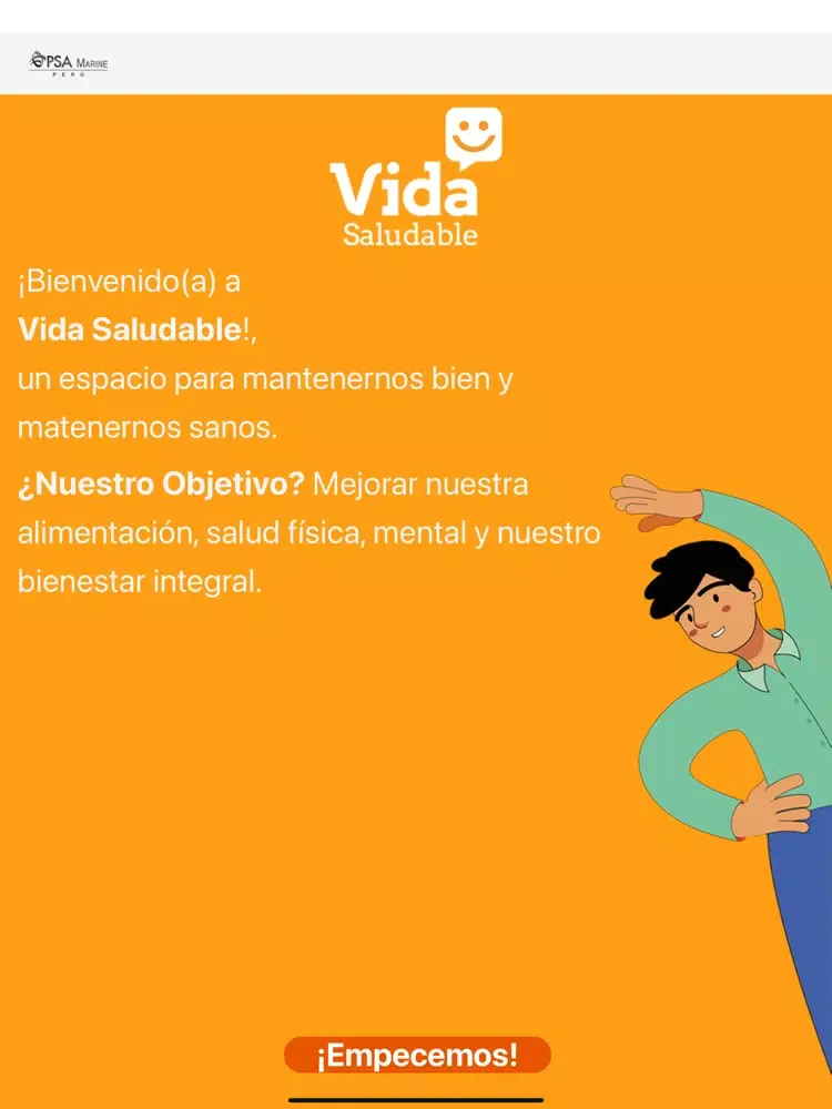 Capturas de tela do PSA Marine Vida Saludable iPad 