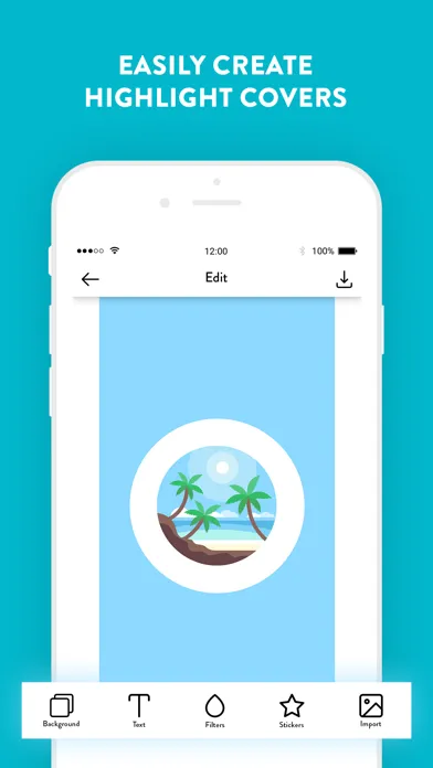 Tangkapan layar Highlight Story Cover Maker!