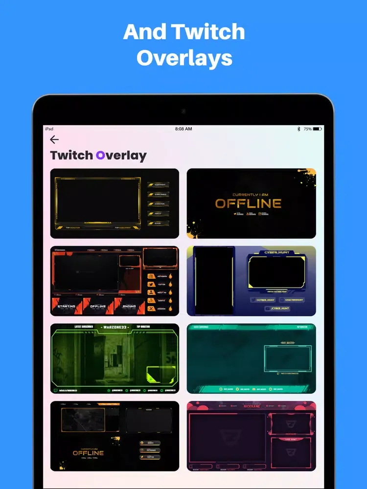 BetterTTV- Twitch Emotes iPad  Screenshots