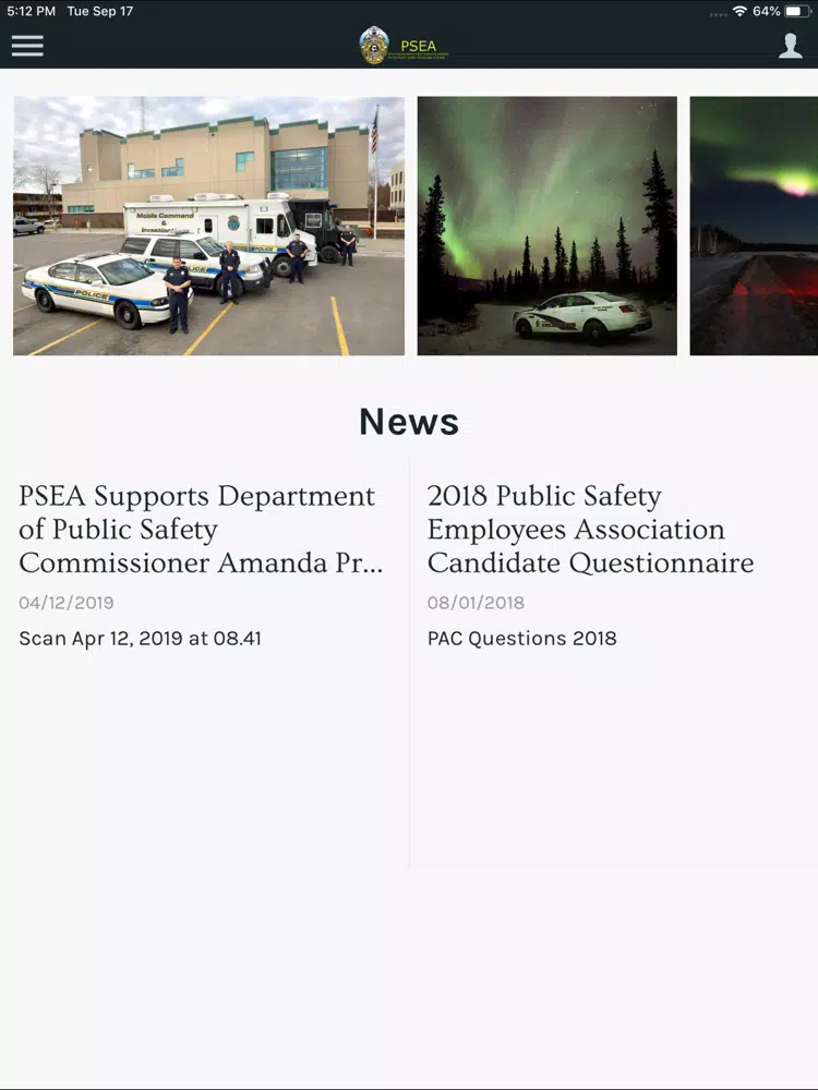 PSEA Local 803 iPad 應用截圖
