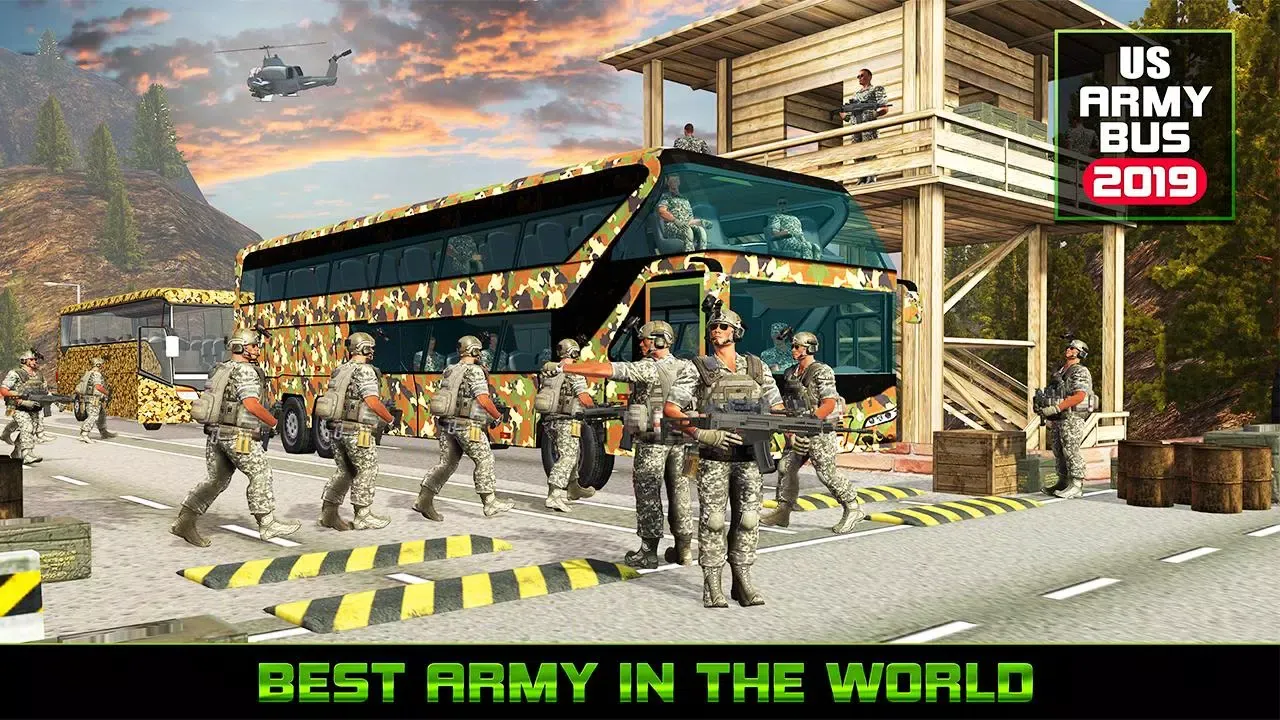 Offroad US Army Bus Transport應用截圖