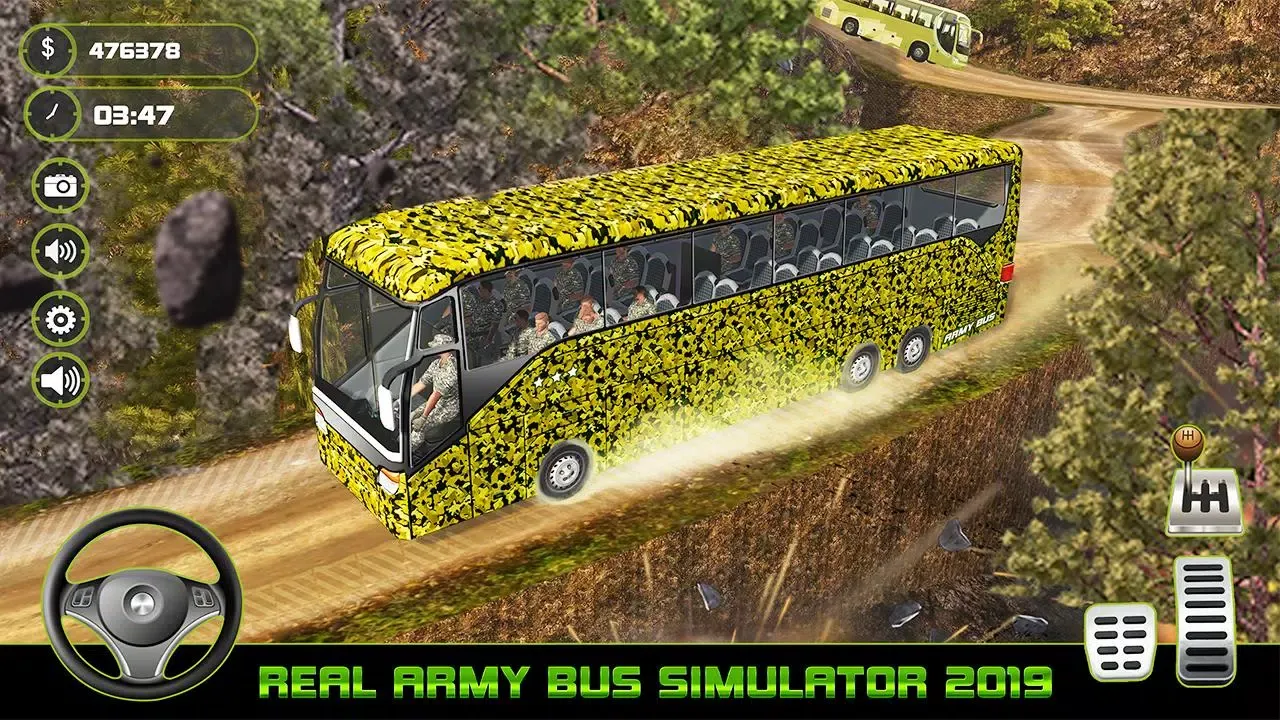 Offroad US Army Bus Transport應用截圖