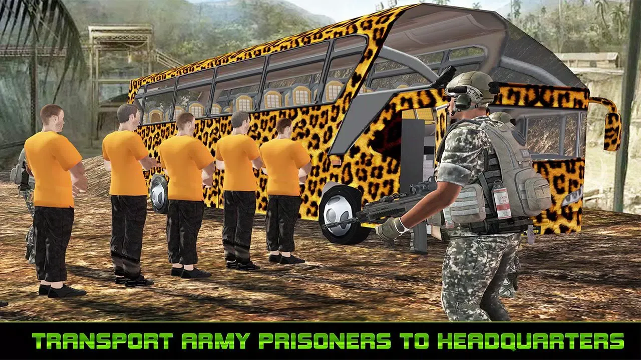 Offroad US Army Bus Transport應用截圖