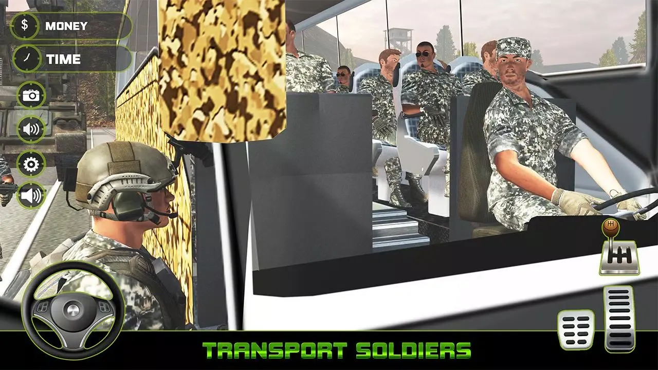 Offroad US Army Bus Transport應用截圖