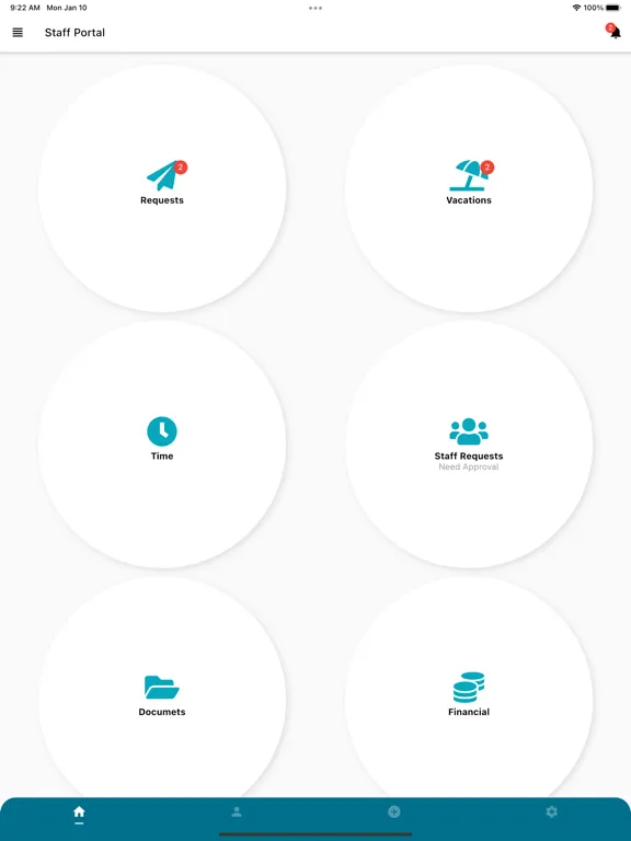 ภาพหน้าจอของ PSHRC بوابة الموظف iPad 