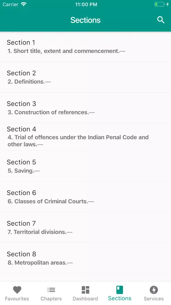 Zrzuty ekranu Criminal Procedure Code - CrPC