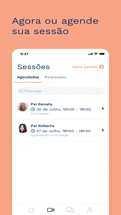 Psiapp - para pacientes Screenshots