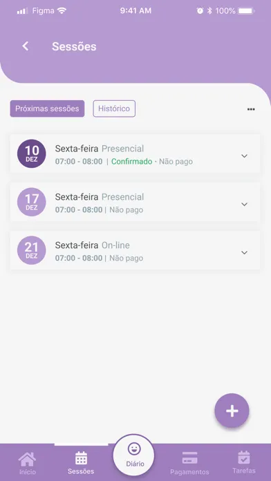 Psicomanager para Pacientes应用截图