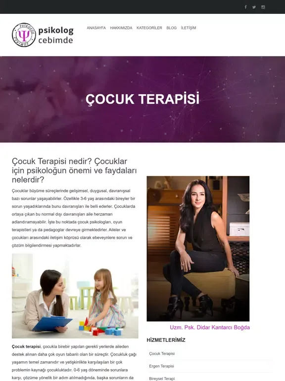 Psikolog Didar Kantarcı Boğda iPad  سکرین شاٹس