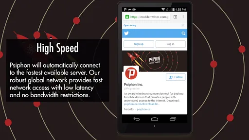 Psiphon スクリーンショット