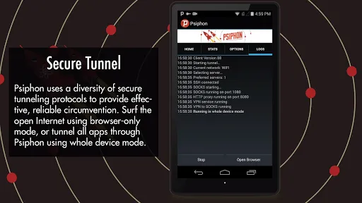 Psiphon スクリーンショット