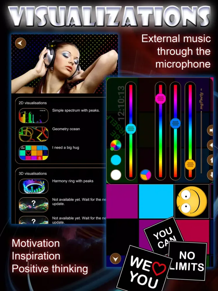 Capturas de tela do My Party Assistant iPad 