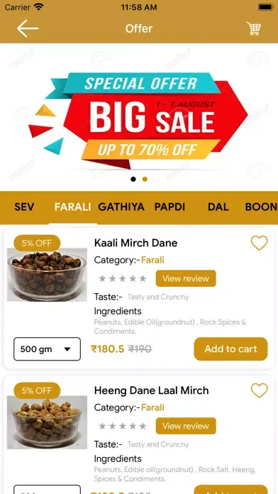 Capturas de pantalla de Sev Bazaar