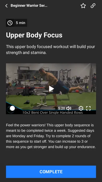 Complete Warrior Fit 스크린샷