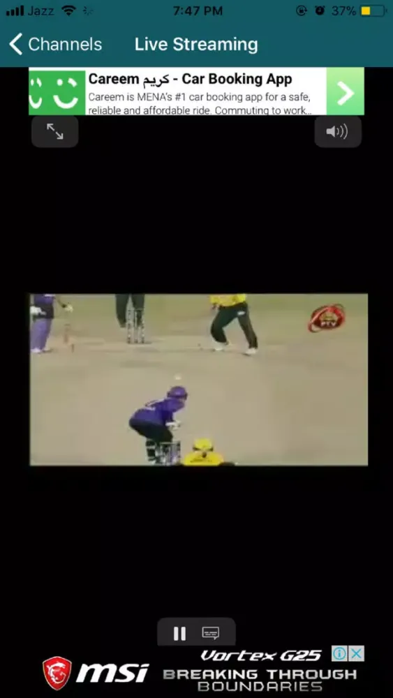 Capturas de pantalla de PSL Live Stream Cricket