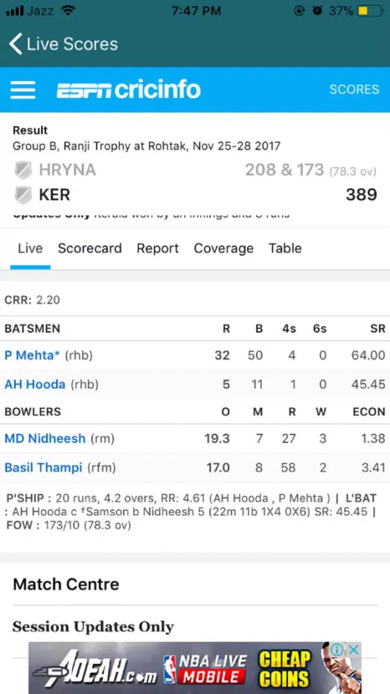 Capturas de pantalla de PSL Live Stream Cricket
