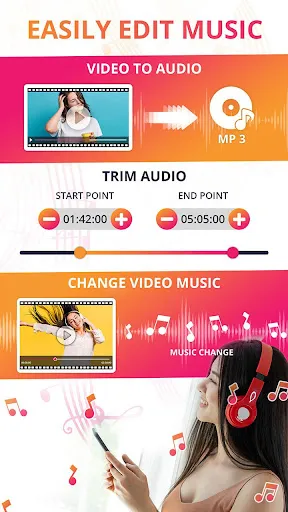 Tangkapan layar Audio Extractor: Video to MP3
