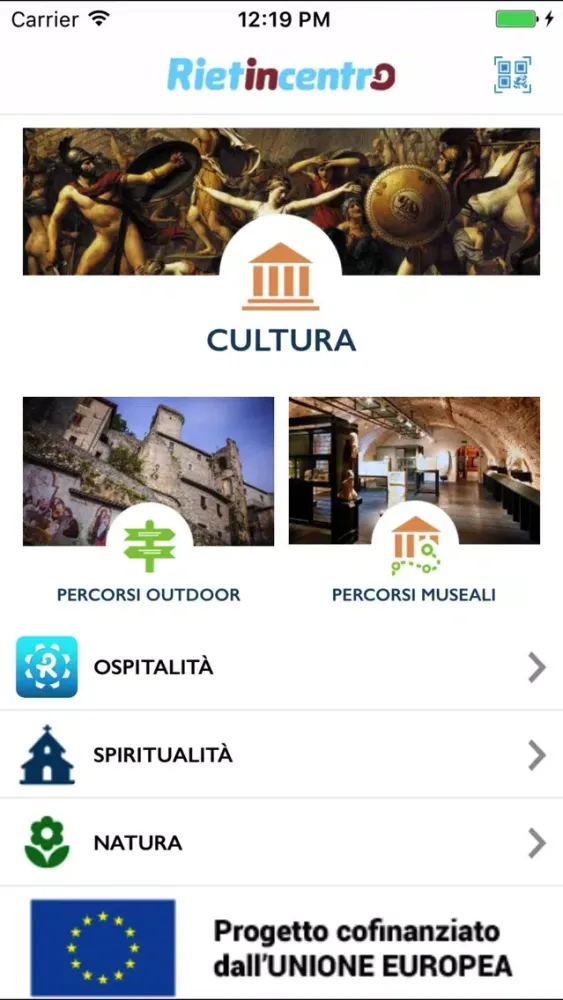 Capturas de tela do Rieti in Centro