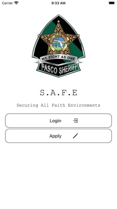 Pasco Sheriff's Office SAFE Screenshots