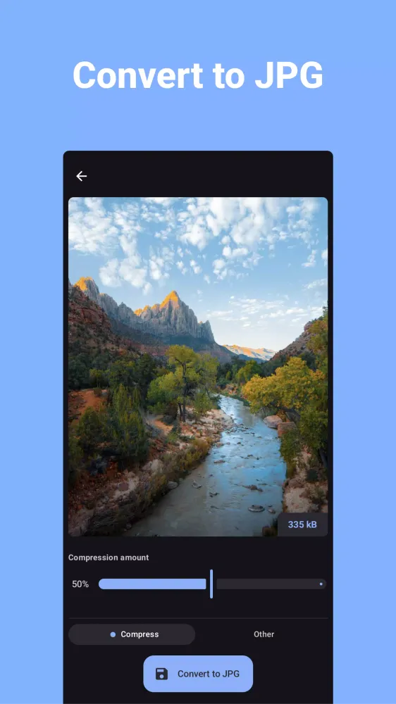 Convert Images to JPG JPEG Screenshots