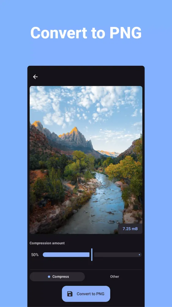 Convert Images to PNG Screenshots