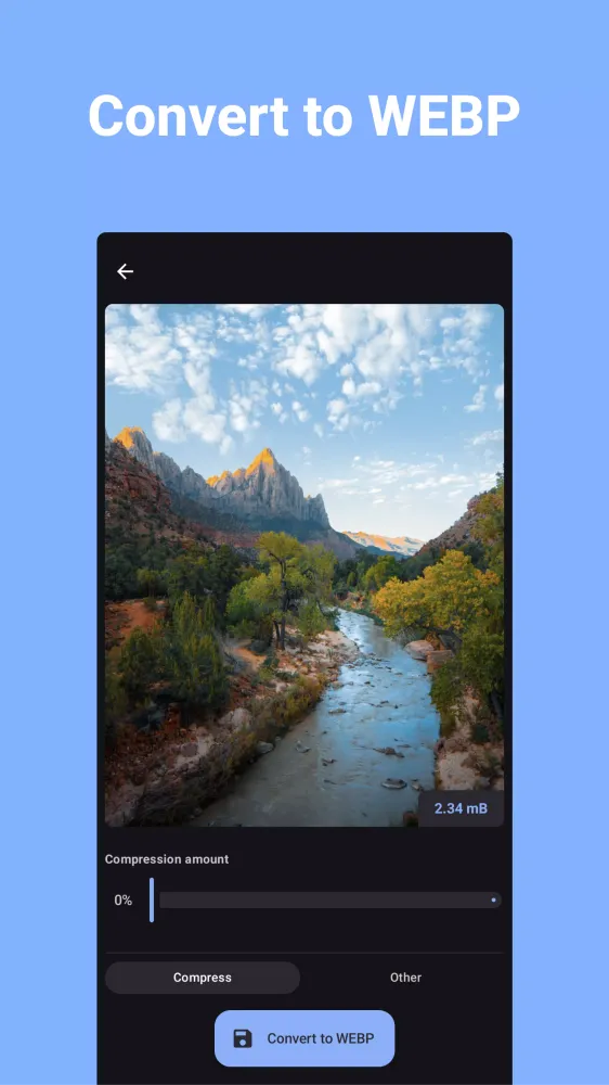 WEBP Converter Ekran Görüntüleri
