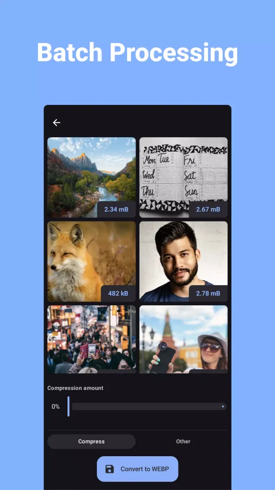 WEBP Converter Ekran Görüntüleri