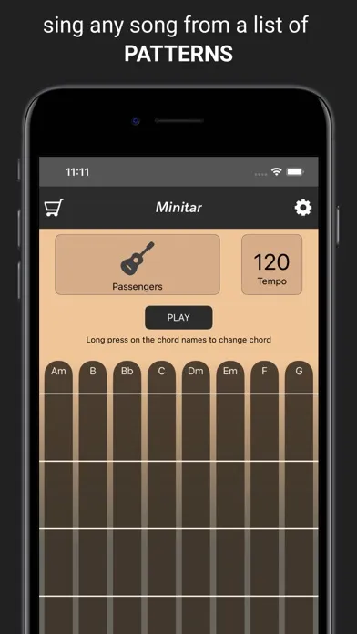 Minitar - Mini Acoustic Guitar स्क्रीनशॉट