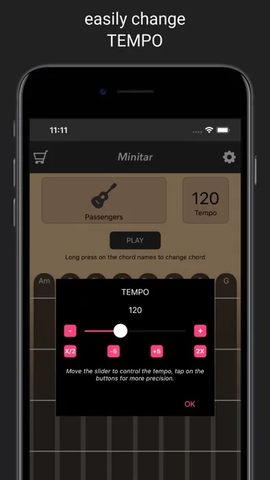 Minitar - Mini Acoustic Guitar स्क्रीनशॉट