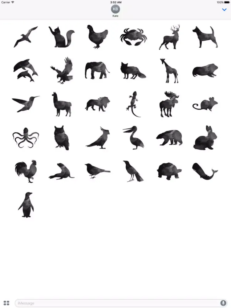 Ảnh chụp màn hình của Animals Set Pack 3 iPad 