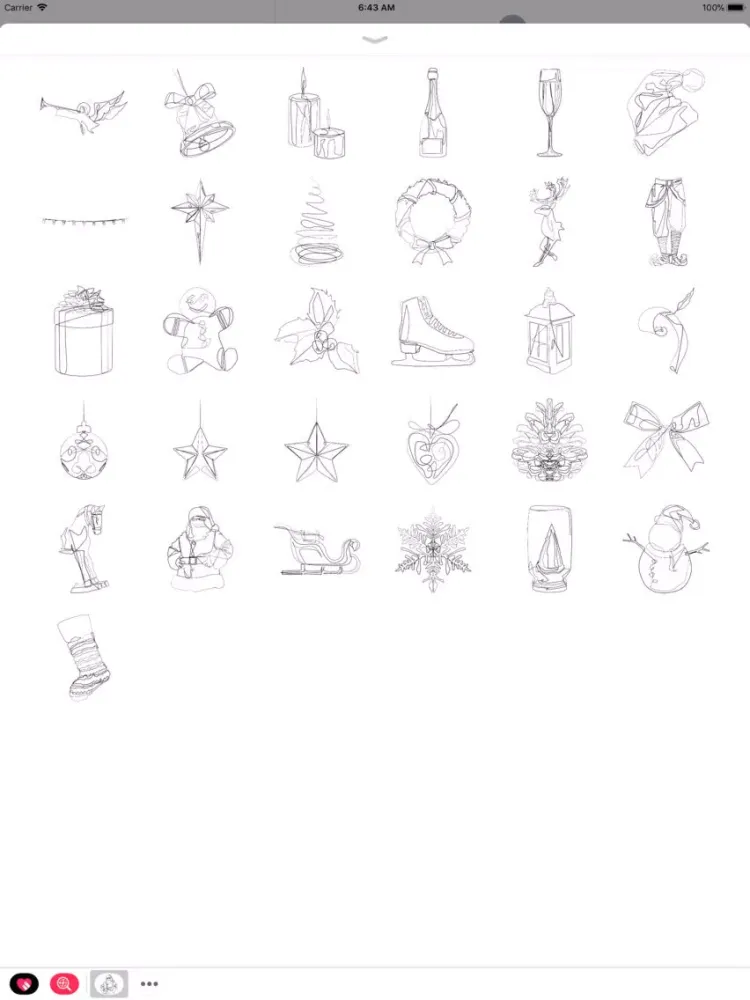 Tangkapan skrin Christmas Collection Pack iPad 