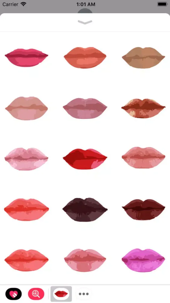 Lip Sticker Pack स्क्रीनशॉट