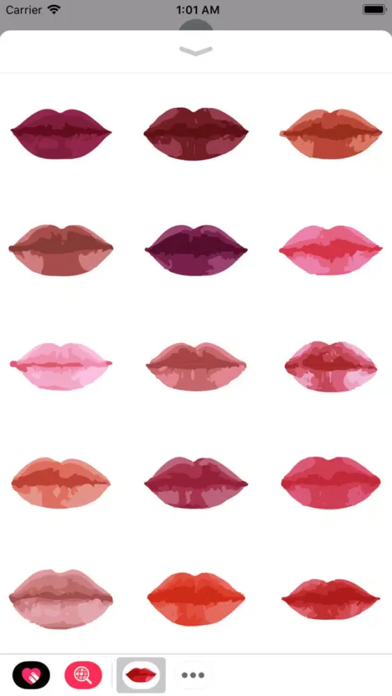 Lip Sticker Pack स्क्रीनशॉट