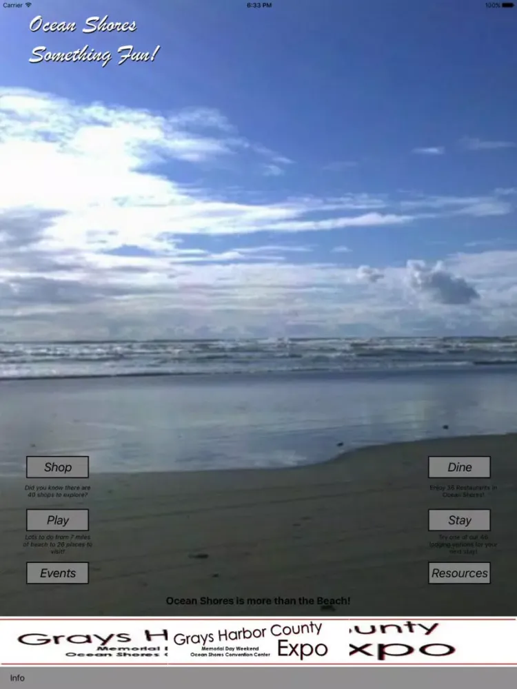 Ocean Shores, WA iPad  Screenshots