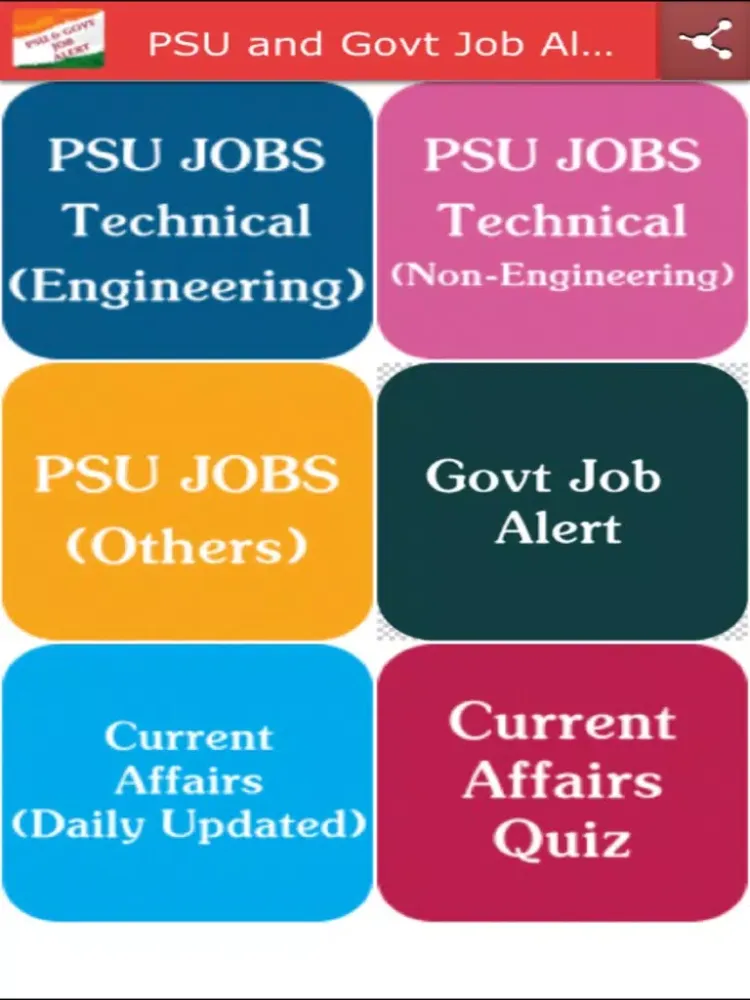 Captures d'écran de PSU and Govt Job Alert India iPad 