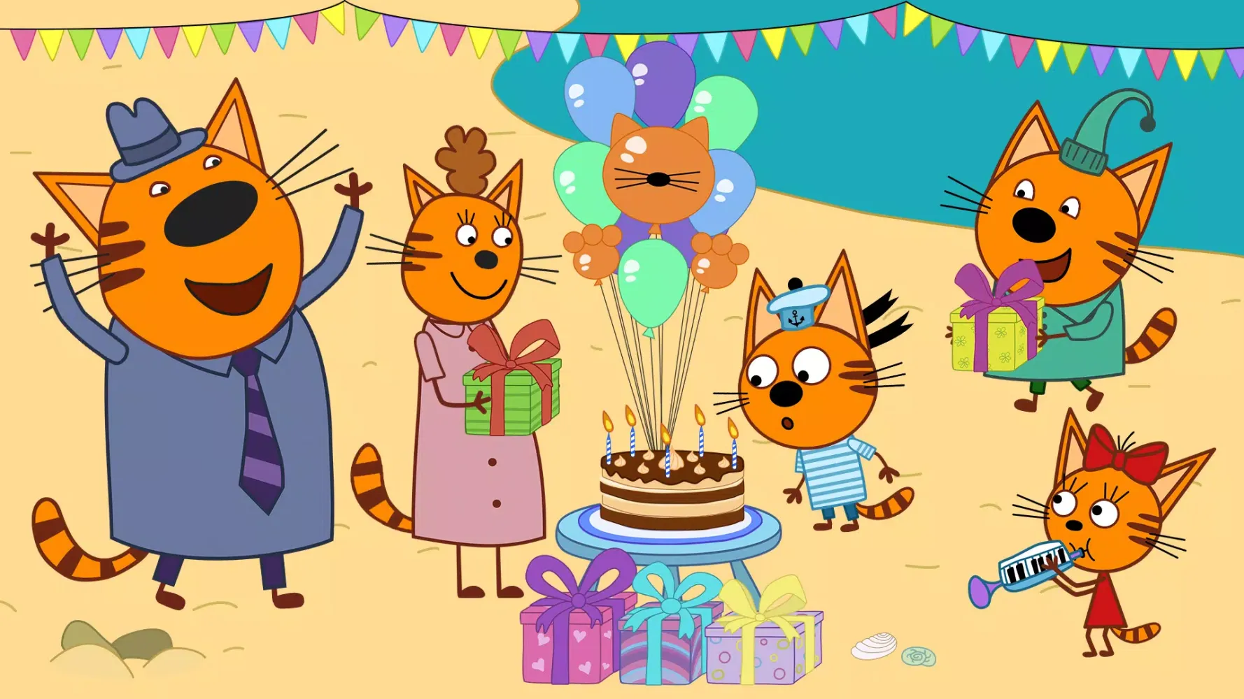 تصاویر Kid-E-Cats: Kids birthday