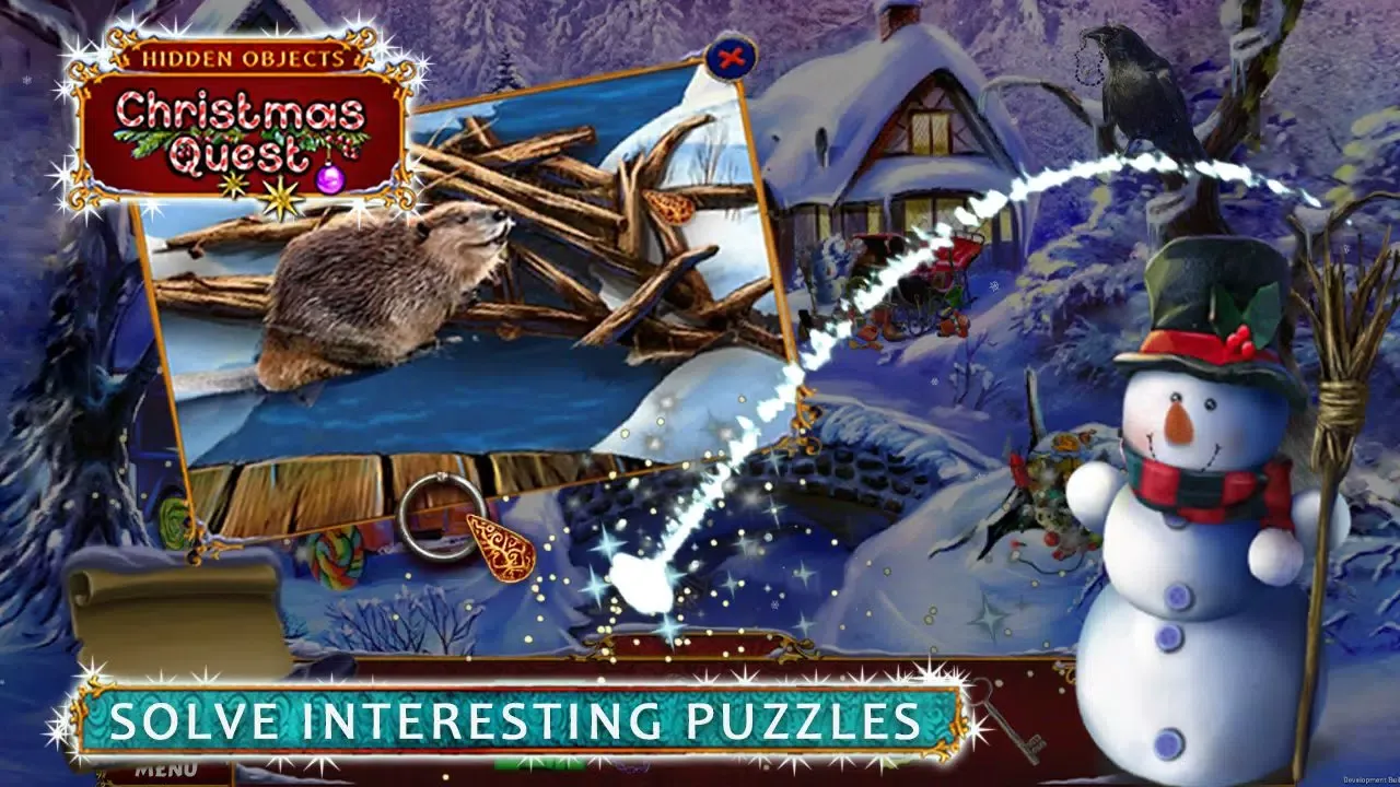Tangkapan layar Hidden Objects Christmas Quest