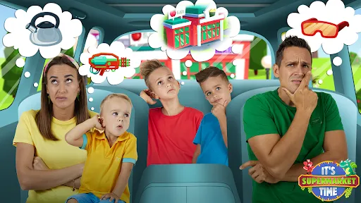 Ảnh chụp màn hình của Vlad & Niki Supermarket game