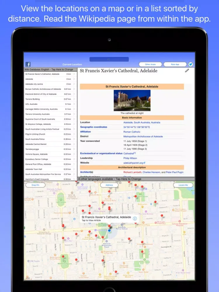 Adelaide Wiki Guide iPad  স্ক্রিনশট