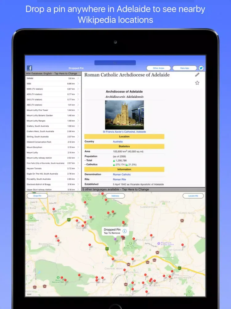 Adelaide Wiki Guide iPad  স্ক্রিনশট