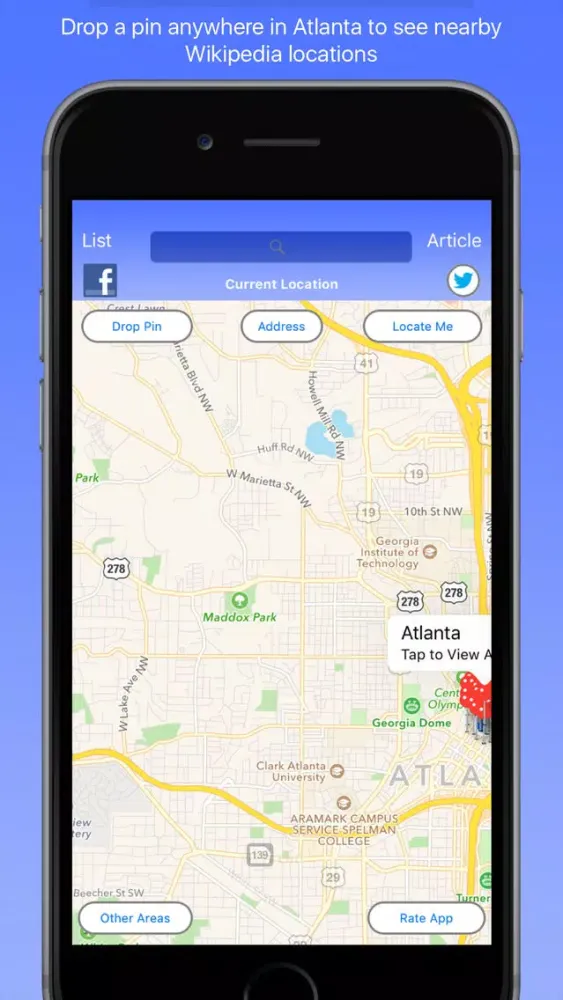 Capturas de pantalla de Atlanta Wiki Guide