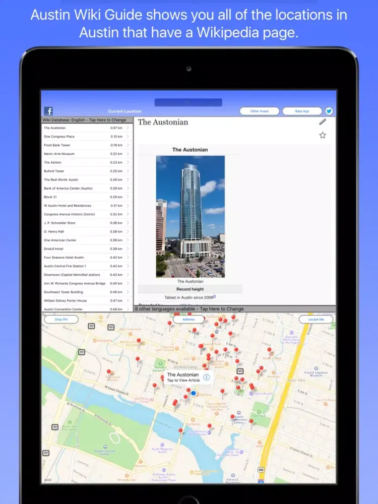 Austin Wiki Guide iPad  Screenshots