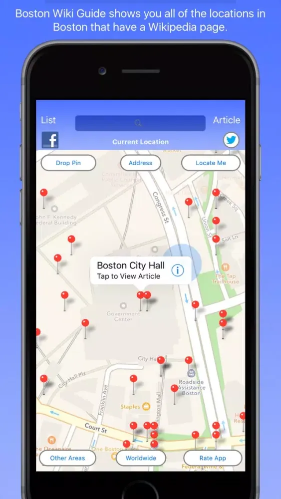 ภาพหน้าจอของ Boston Wiki Guide